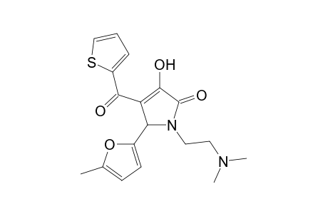 Pyrrol-2-one, 1-(2-dimethylaminoethyl)-3-hydroxy-5-(5-methylfuran-2-yl)-4-(thiophene-2-carbonyl)-1,5-dihydro-