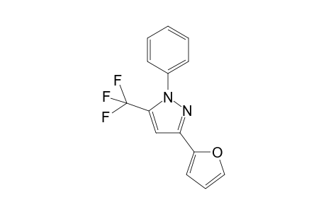 1-Phenyl-3-(2'-furyl)-5-(trifluoromethyl)-1,2-pyrazole