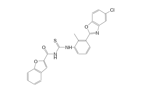 thiourea, N-(2-benzofuranylcarbonyl)-N'-[3-(5-chloro-2-benzoxazolyl)-2-methylphenyl]-