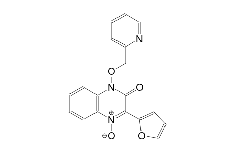 3-(2-furyl)-1-(2-pyridinylmethoxy)-2(1H)-quinoxalinone 4-oxide