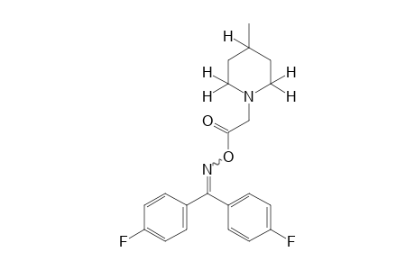 4,4'-difluorobenzophenone, O-[(4-methylpiperidino)acetyl]oxime