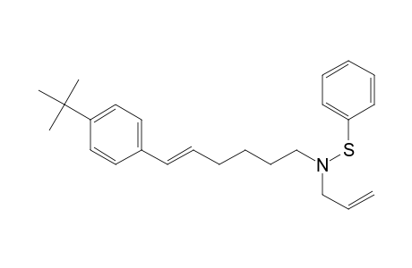N-Allyl-N-(benzenesulfenyl)-6-(4-t-butylphenyl)hex-5-enylamine