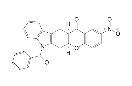 (5aS,12aR)-7-Benzoyl-5-nitro-6,7,12,12a-tetrahydrochromeno[2,3-b]carbazol-13(5aH)-one