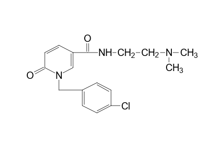 1-(p-CHLOROBENZYL)-1,6-DIHYDRO-N-[2-(DIMETHYLAMINO)ETHYL]-6-OXO-NICOTINAMIDE