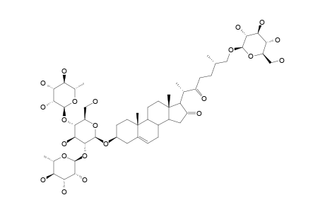 ANGUIVIOSIDE-XV;3-O-BETA-CHACOTRIOSYL-KRYPTOGENIN-26-O-BETA-D-GLUCOPYRANOSIDE