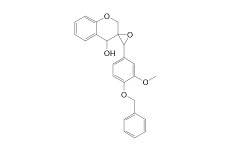 3'-(3-methoxy-4-phenylmethoxy-phenyl)spiro[2,4-dihydrochromene-3,2'-oxirane]-4-ol
