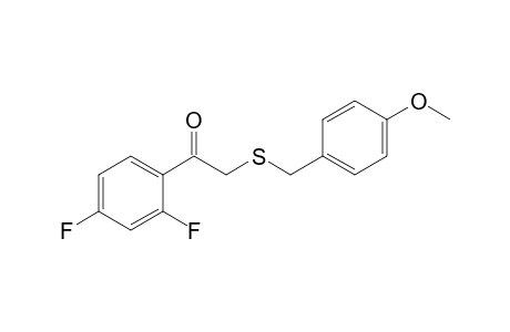 1-(2,4-difluorophenyl)-2-(p-anisylthio)ethanone