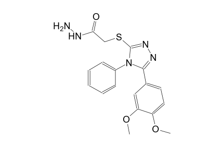 acetic acid, [[5-(3,4-dimethoxyphenyl)-4-phenyl-4H-1,2,4-triazol-3-yl]thio]-, hydrazide