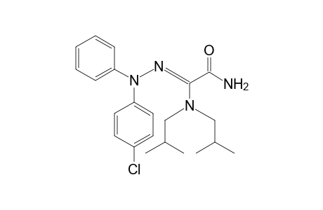 (Z)-2-Diisobutylamino-N-(4-chlorophenyl)-2-phenylhydrazonoacetamide