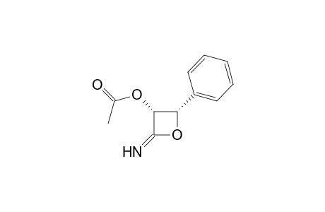 2-Imono-(3S,4S)-3-acetoxy-4-phenyloxetane