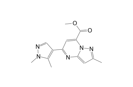 pyrazolo[1,5-a]pyrimidine-7-carboxylic acid, 5-(1,5-dimethyl-1H-pyrazol-4-yl)-2-methyl-, methyl ester