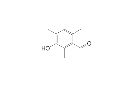 2,4,6-trimethyl-3-oxidanyl-benzaldehyde
