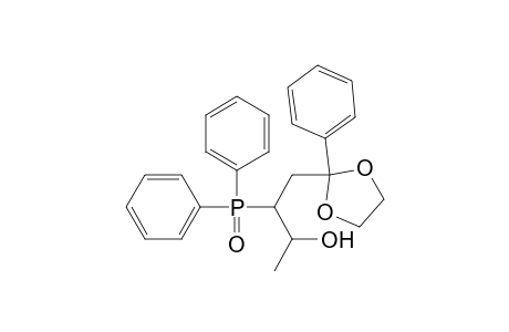 1,3-Dioxolane-2-propanol, .beta.-(diphenylphosphinyl)-.alpha.-methyl-2-phenyl-
