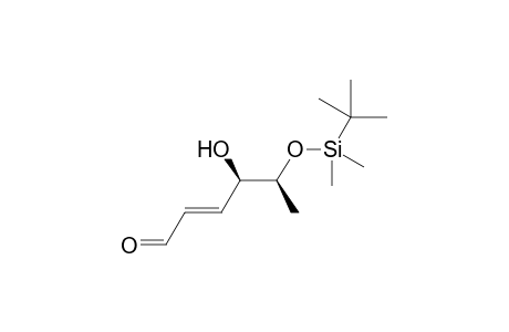 (4R,5S,E)-5-(tert-Butyldimethylsilyloxy)-4-hydroxyhex-2-enal