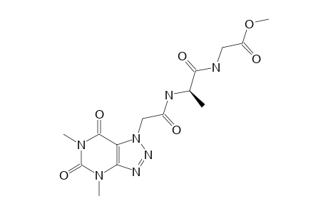1-[4,6-DIMETHYL-1H-[1,2,3]-TRIAZOLO-[4,5-D]-PYRIMIDINE-5,7(4H,6H)-DIONE]-ACETYL-L-ALANYL-L-GLYCINE-METHYLESTER