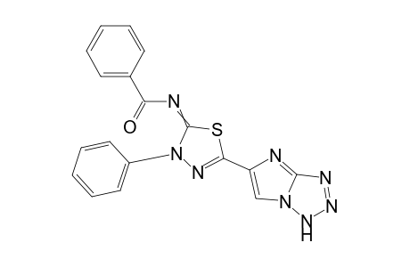 N-(5-(1H-imidazo[1,2-e]tetrazol-5-yl)-3-phenyl-1,3,4-thiadiazol-2(3H)-ylidene)benzamide