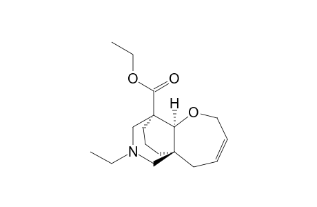 Ethyl (1S*,7S*,8R*)-10-ethyl-6-oxa-10-azatricyclo[6.3.3.0(1,7)]tetradec-3-ene-8-carboxylate