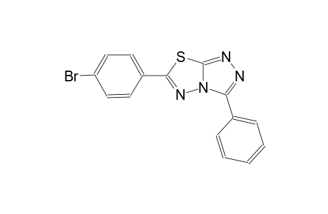 6-(4-bromophenyl)-3-phenyl[1,2,4]triazolo[3,4-b][1,3,4]thiadiazole