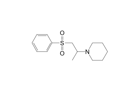 1-(2-Benzenesulfonyl-1-methyl-ethyl)-piperidine