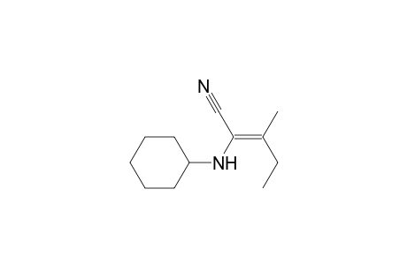 2-Methyl-1-(cyclohexylamino)-1-cyano-1-butene