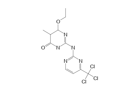 6-ETHOXY-5-METHYL-2-[[4-(TRICHLOROMETHYL)-PYRIMIDIN-2-YL]-AMINO]-5,6-DIHYDROPYRIMIDIN-4(3H)-ONE
