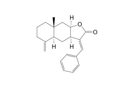 (3aR,4aS,8aR,9aR,E)-3-Benzylidene-8a-methyl-5-methylidenedecahydronaphtho[2,3-b]furan-2(3H)-one
