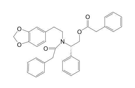 (S)-N-(1-Phenyl-2-phenylacetylethoxy)-N-[2-(3,4-methylidenedioxyphenyl)ethyl]-2-phenylactamide