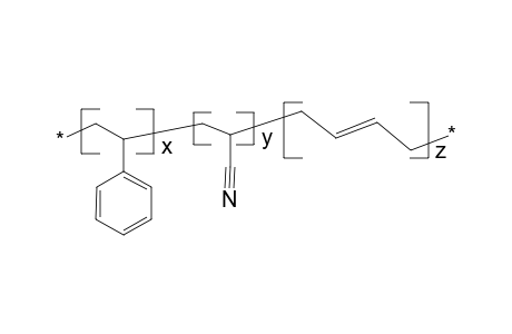 Poly(styrene-co-acrylonitrile-co-butadiene)