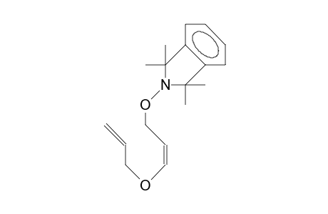 Allyl (Z)-3-(1,1,3,3-tetramethyl-1,3-dihydro-isoindol-2-yloxy)-prop-1-enyl ether