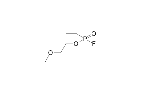 2-Methoxyethyl ethylphosphonofluoridoate