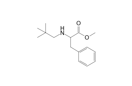 Methyl 2-[N-(2',2'-dimethylpropyl)amino]-3-phenylpropanoate