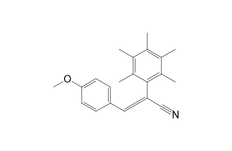 E-2-(2,3,4,5,6-Pentamethylphenyl)-3-(4-methoxyphenyl)acrylonitrile