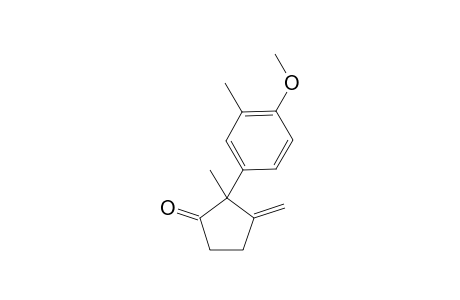 2-(4-Methoxy-3-methylphenyl)-2-methyl-3-methylenecyclopentenone