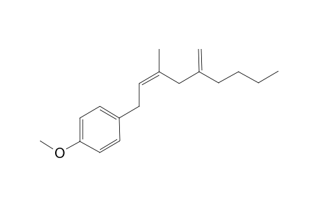 1-[(2Z)-5-Butyl-3-methylhexa-2,5-dien-1-yl]-4-methoxybenzene