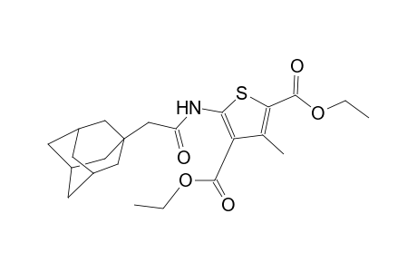 diethyl 5-[(1-adamantylacetyl)amino]-3-methyl-2,4-thiophenedicarboxylate