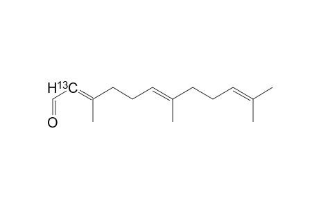 1-(13C)-3,7,11-Trimethyl-2,6,10-dodecatrienal