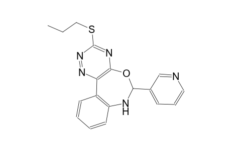 3-(propylsulfanyl)-6-(3-pyridinyl)-6,7-dihydro[1,2,4]triazino[5,6-d][3,1]benzoxazepine