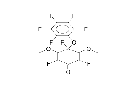 2,4,6-TRIFLUORO-4-PENTAFLUOROPHENOXY-3,5-DIMETHOXY-2,5-CYCLOHEXADIEN-1-ONE