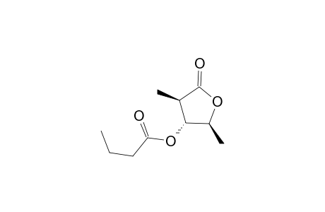 (2S,3R,4R)-2,4-Dimethyl-5-oxotetrahydrofuran-3-yl butyrate