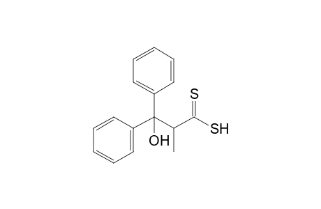 3-Hydroxy-2-methyl-3,3-diphenyl-dithiopropanoic acid
