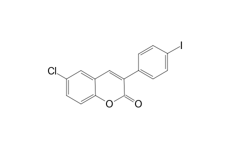 6-Chloro-3-(4-iodophenyl)-2H-chromen-2-one