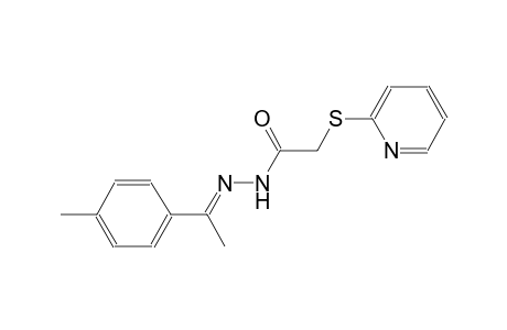 N'-[(E)-1-(4-methylphenyl)ethylidene]-2-(2-pyridinylsulfanyl)acetohydrazide