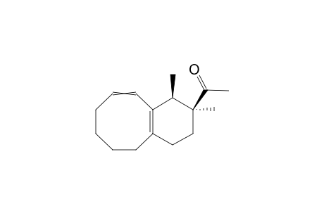 (r-9,c-10)-1-{9,10-Dimethylbicyclo[6.4.0]dodec-1(8),6(7)-dien-10-yl}ethan-1-one