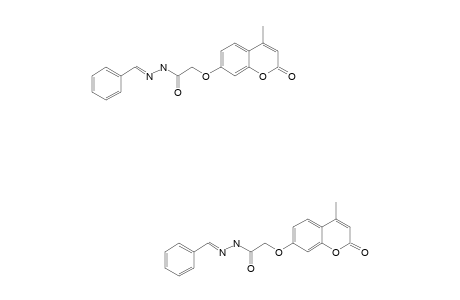 N'-BENZYLIDENE-2-[(4-METHYL-2-OXO-2H-CHROMEN-7-YL)-OXY]-ACETOHYDRAZIDE
