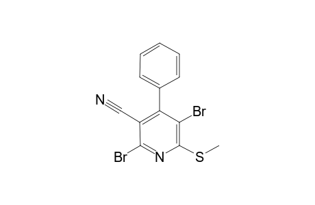 2,5-DIBROM-6-METHYLTHIO-4-PHENYL-NICOTINONITRIL