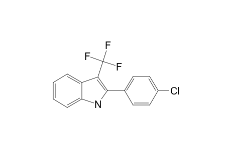 2-(4-CHLOROPHENYL)-3-(TRIFLUOROMETHYL)-INDOLE