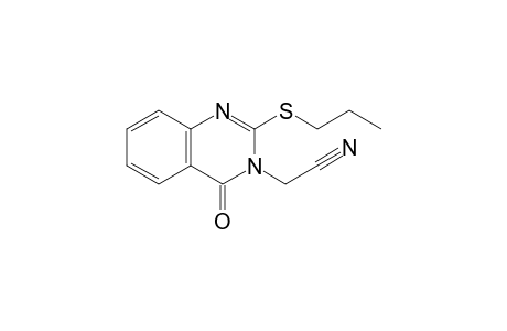 2-(4-oxidanylidene-2-propylsulfanyl-quinazolin-3-yl)ethanenitrile
