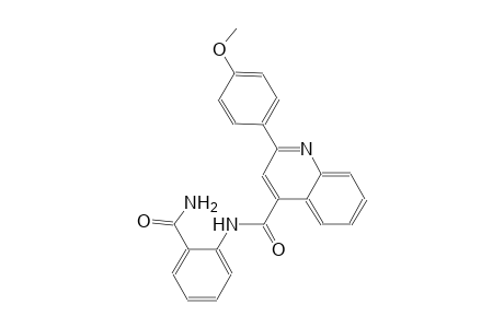 N-[2-(aminocarbonyl)phenyl]-2-(4-methoxyphenyl)-4-quinolinecarboxamide