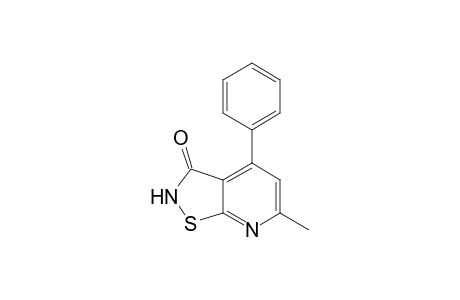 6-Methyl-4-phenyl-3-isothiazolo[5,4-b]pyridinone