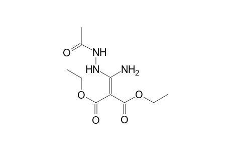 2-[(N'-Acetylhydrazino)aminomethylene]malonic acid, diethyl ester